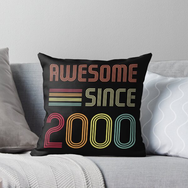 Item preview, Awesome Since 2000 22 years old Birthday Retro designed and sold by Mansn.