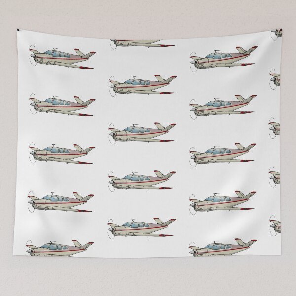 Item preview, V Tail Beechcraft Bonanza (Red) designed and sold by RampRatGear.