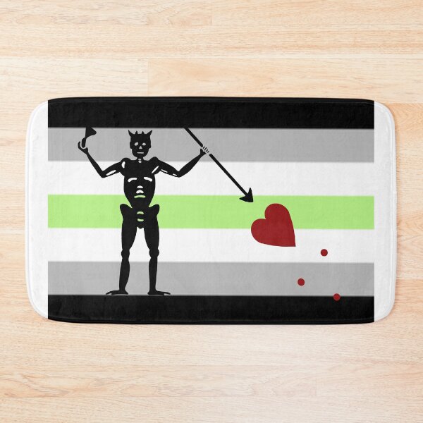 Item preview, Pirate pride flag agender Blackbeard designed and sold by Theoldgirl900.