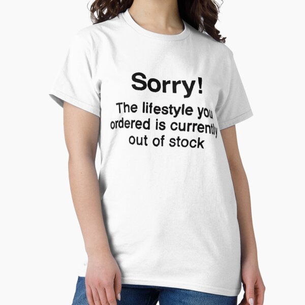Item preview, Banksy - sorry the lifestyle you ordered is currently out of stock designed and sold by SarahHoltie.
