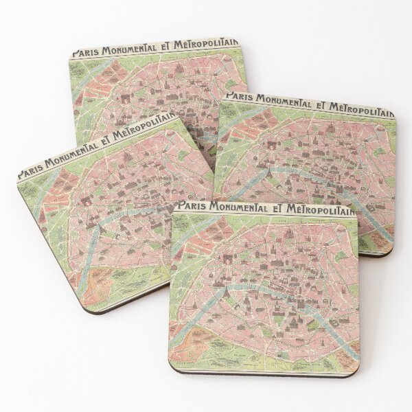 Item preview, Old map of Paris 1911 designed and sold by coolshitba.