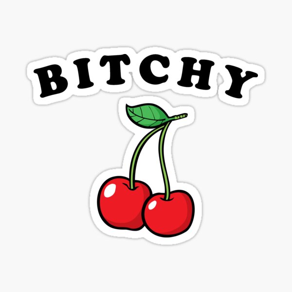 Camiseta con cerezas Bitchy - Cheryl Blossom Pegatina
