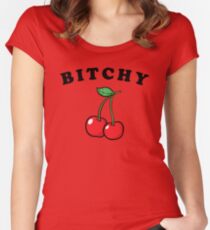Bitchy Cherries Tee – Cheryl Blossom Women's Fitted Scoop T-Shirt