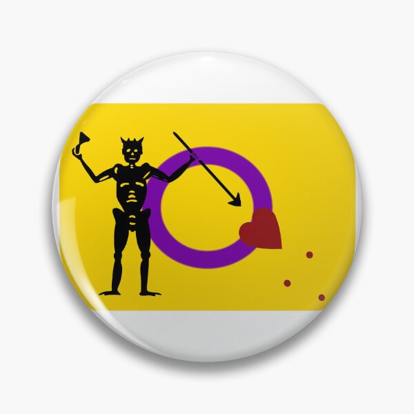 Item preview, Pirate pride flag intersex Blackbeard designed and sold by Theoldgirl900.