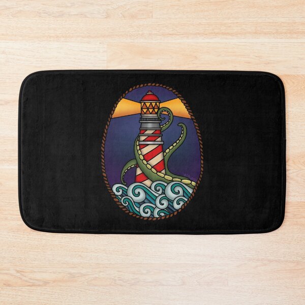 Item preview, The Lighthouse & The Kraken Sticker designed and sold by AlexSperow.