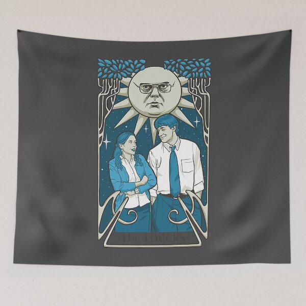 Item preview, The Office Pam and Jim Lovers Tarot Card designed and sold by AlexSperow.