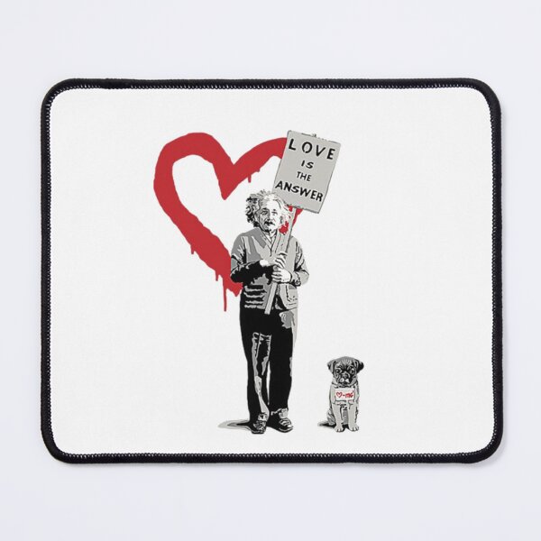 Item preview, BANKSY Einstein Love is the Answer designed and sold by SarahHoltie.
