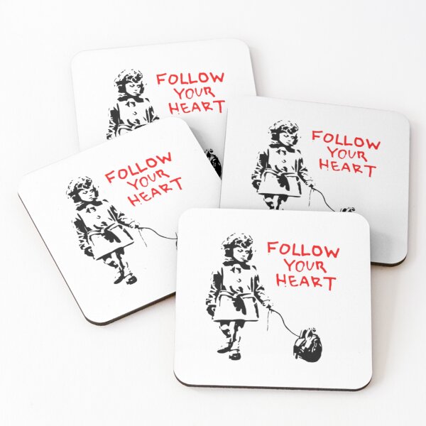 Item preview, Banksy Follow Your Heart designed and sold by SarahHoltie.
