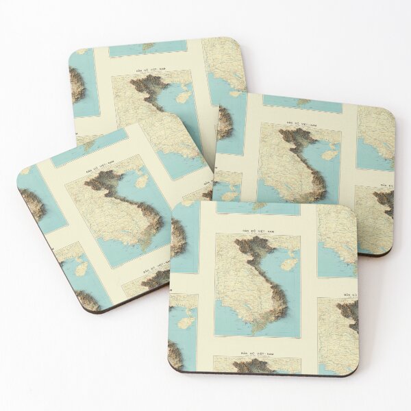 Item preview, 1966 Vietnam Relief Map 3D digitally-rendered designed and sold by ThinkAboutMaps.