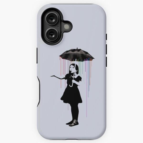 Item preview, Banksy Girl With Umbrella designed and sold by SarahHoltie.