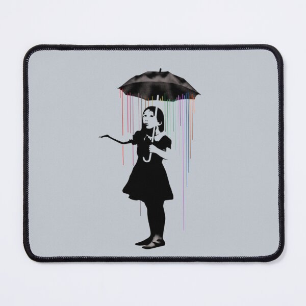 Item preview, Banksy Girl With Umbrella designed and sold by SarahHoltie.