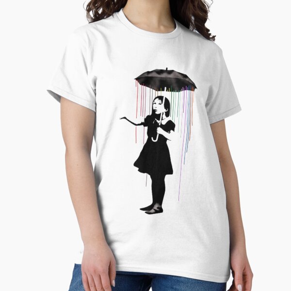 Item preview, Banksy Girl With Umbrella designed and sold by SarahHoltie.