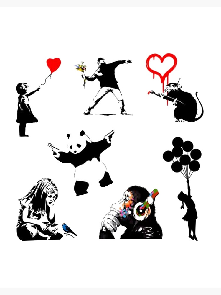 Banksy Sticker Collectors Edition VIP | Art Board Print