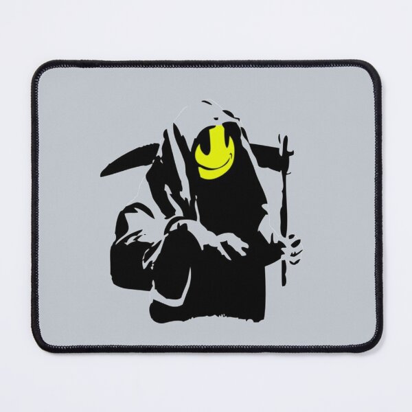 Item preview, Banksy Happy Smiling Grim Reaper! designed and sold by SarahHoltie.