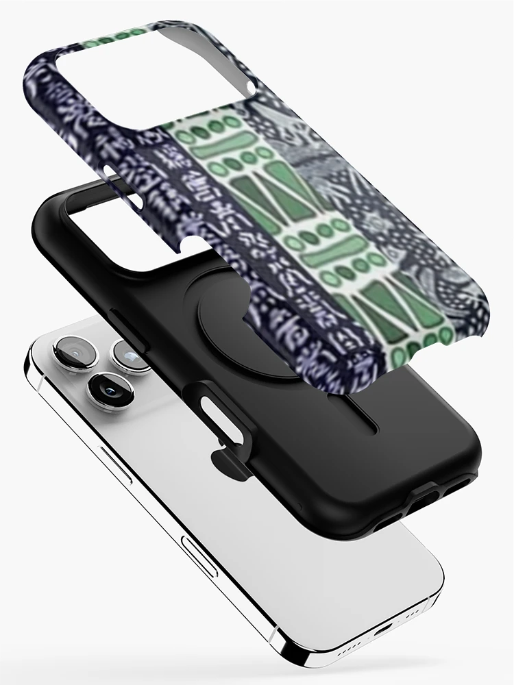 Thumbnail 2 of 4, iPhone Case, African batic patchwork lines designed and sold by hellcom.