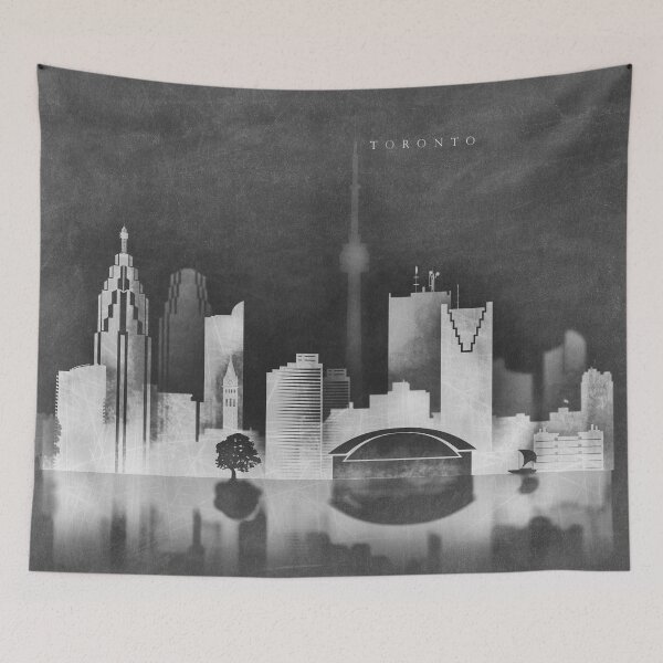 Item preview, Toronto Canada - Black and White, negative, blackboard designed and sold by DimDom.