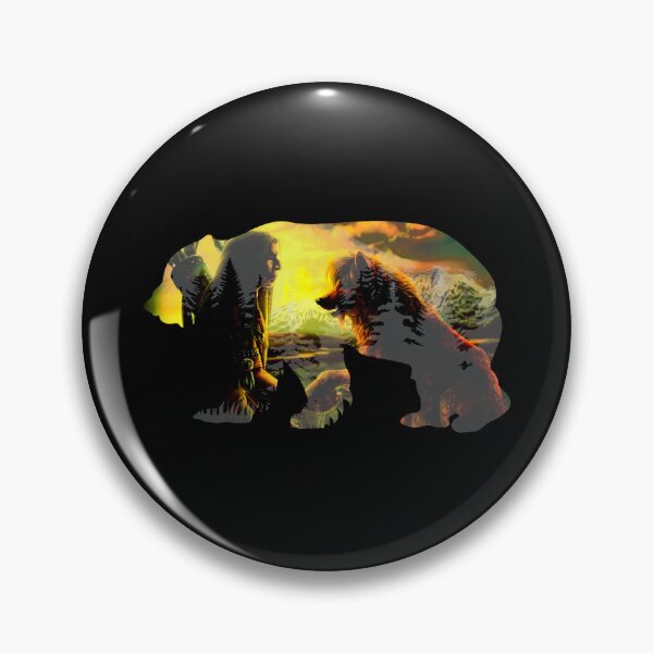 Item preview, Bear With Native American Art Designs designed and sold by nativeStor.