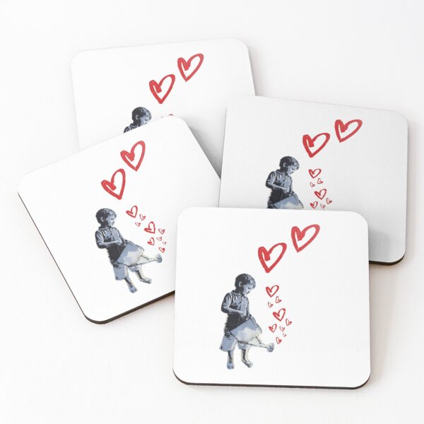 Item preview, Banksy style Urban Street Art Child Love designed and sold by SarahHoltie.