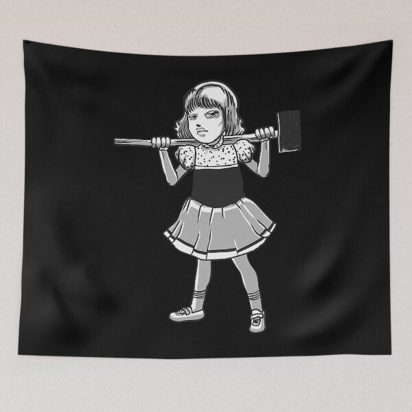 Item preview, Hammer Girl - Clementine - Gothic Punk Rock Goth Horror Fan designed and sold by RowenaJuse.