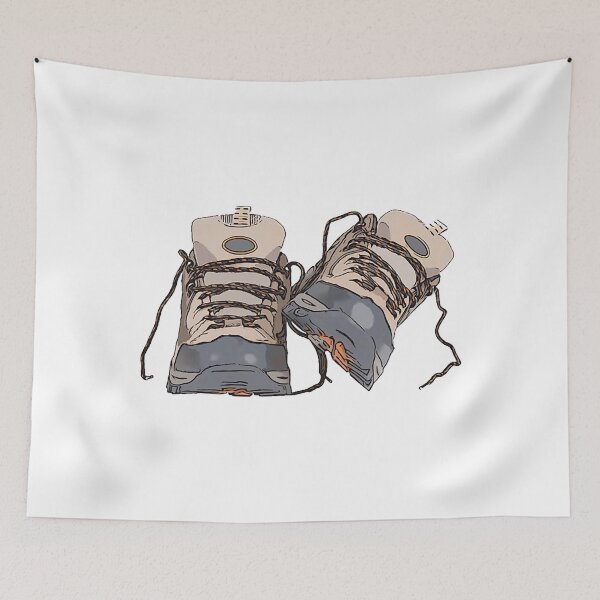 Item preview, Botas de montaña Pegatina designed and sold by RowenaJuse.