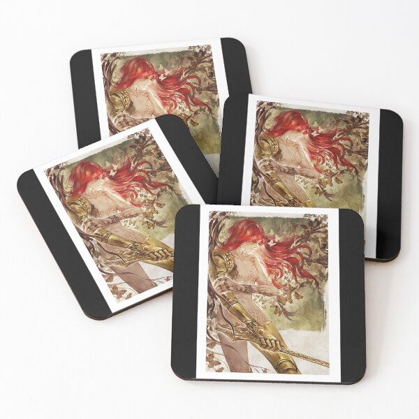 Item preview, Melania Blade Of Miquella Painting Art Board Print designed and sold by RowenaJuse.