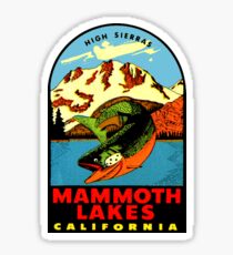 Mammoth Lakes California Vintage Travel Decal Sticker