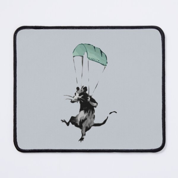 Item preview, rat parachuting with facemark designed and sold by SarahHoltie.