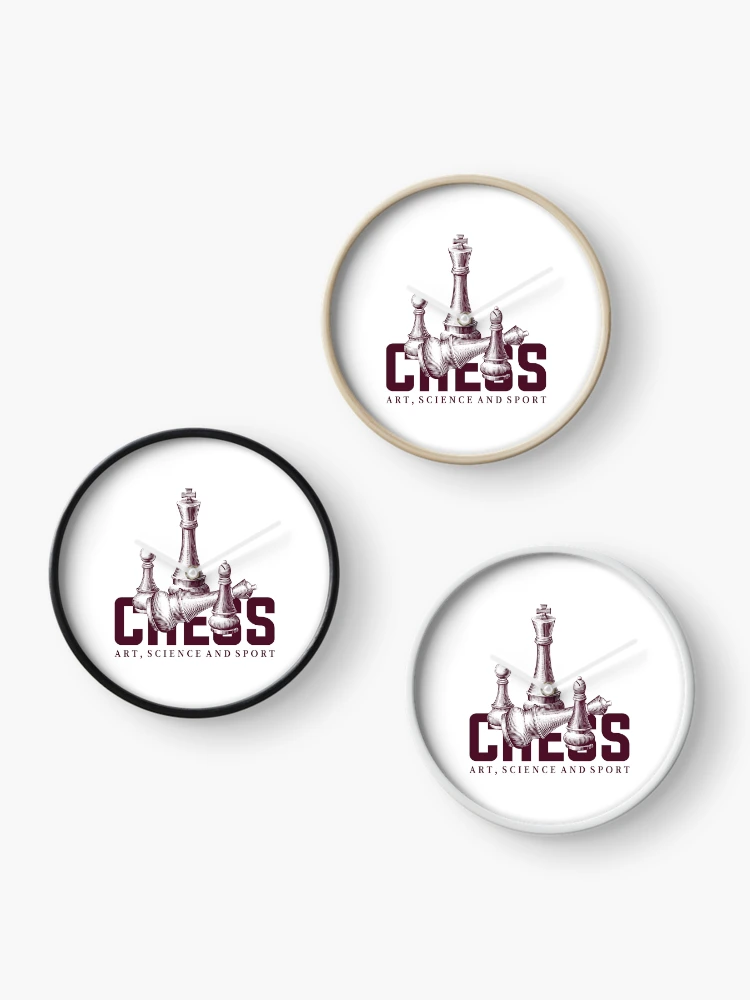 Thumbnail 3 of 4, Clock, Chess designed and sold by Insomnia Project.