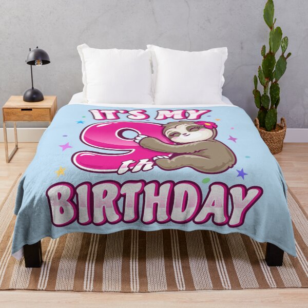 Item preview,  Its My 9th Birthday Pink Sloth designed and sold by pablomendoza.