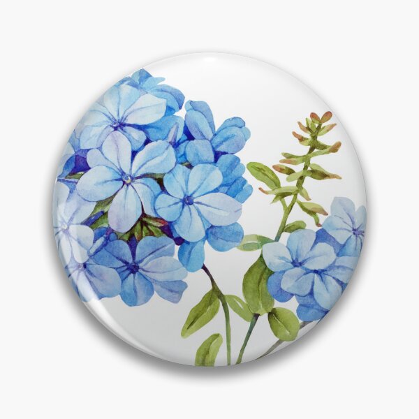 Item preview, Blue Hydrangea Watercolor Cluster  designed and sold by Ashley-Luise.