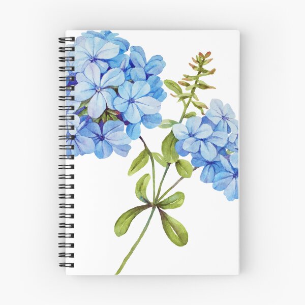 Aperçu de l'œuvre Grappe d'aquarelle d'hortensia bleu créée et vendue par Ashley-Luise.