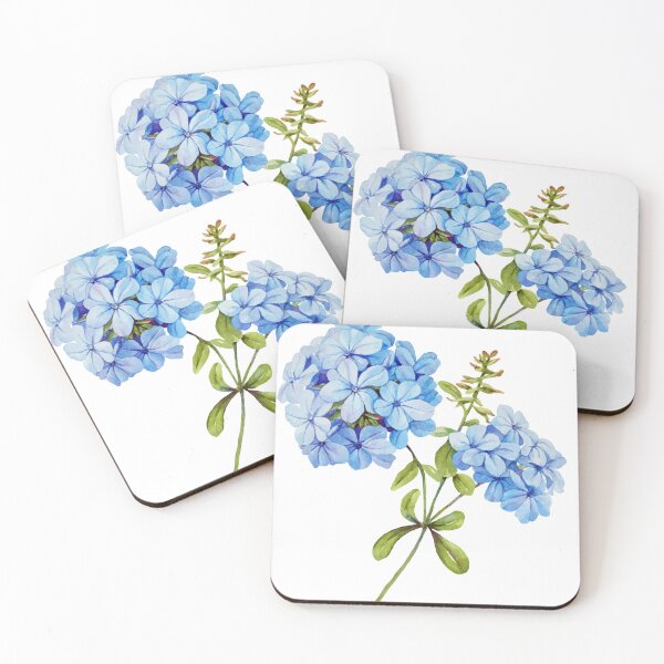 Item preview, Blue Hydrangea Watercolor Cluster  designed and sold by Ashley-Luise.