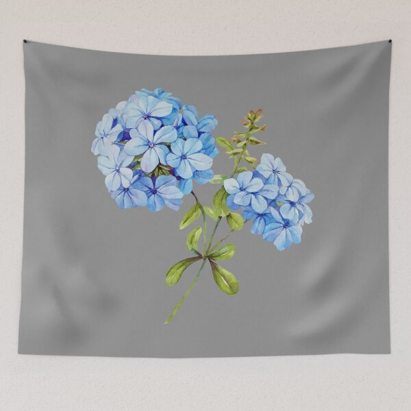 Item preview, Blue Hydrangea Watercolor Cluster  designed and sold by Ashley-Luise.