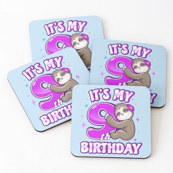 Item preview,  Its My 9th Birthday Purple Sloth designed and sold by pablomendoza.