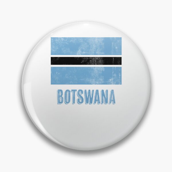 Item preview, Flag of Botswana "Grunge" look. designed and sold by KTSubz Faith & Fun Designs.