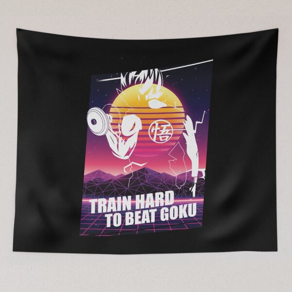 Item preview, Train Hard To Beat Goku Neon Classic . designed and sold by gliuesievalr.