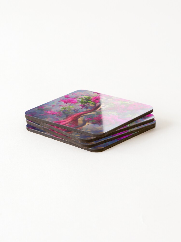 Thumbnail 4 of 5, Coasters (Set of 4), Infinity Tree designed and sold by All-Desing.