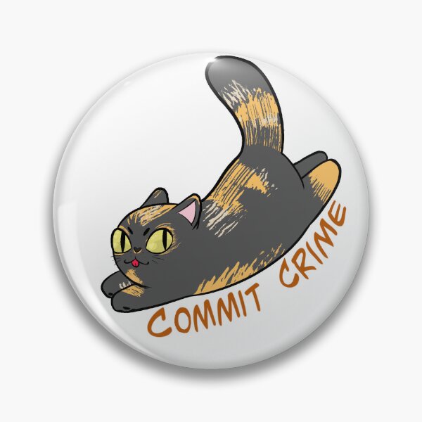 Item preview, Commit Crime designed and sold by SassyDragonArt.