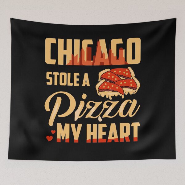 Item preview, Chicago Stole A Pizza My Heart designed and sold by Cityscape-Guy.