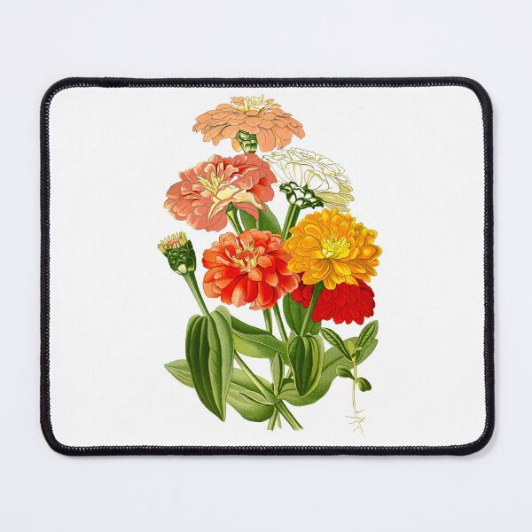 Item preview, Zinnia Elegans Mixed Colors Flower designed and sold by MochaMeli.