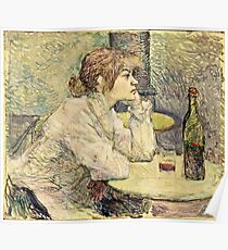 Henri De Toulouse Lautrec - The Hangover (Suzanne Valadon) 1887 Poster