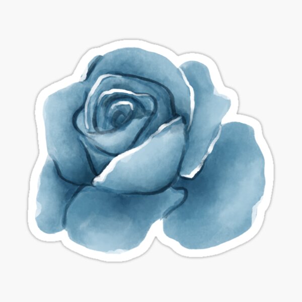 Item preview, Blue Watercolor Rose  designed and sold by Ashley-Luise.
