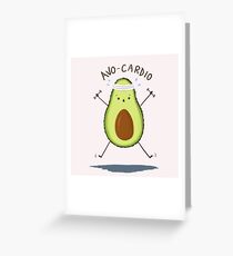 Tarjeta de felicitación Avo-Cardio