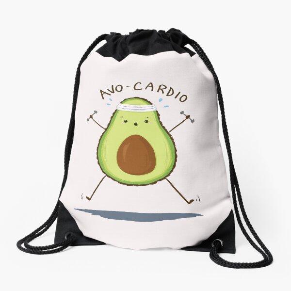 Avo-Cardio Drawstring Bag