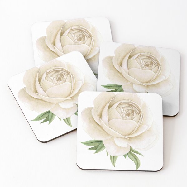 Item preview, Ivory Peony Flower Watercolor  designed and sold by Ashley-Luise.