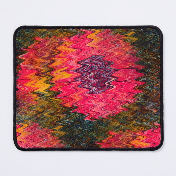 Item preview, Abstract Pink Circle Pattern on Dark Green designed and sold by KeksWorkroom.