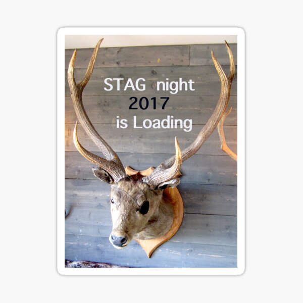 Stag night 2017 is loading Sticker