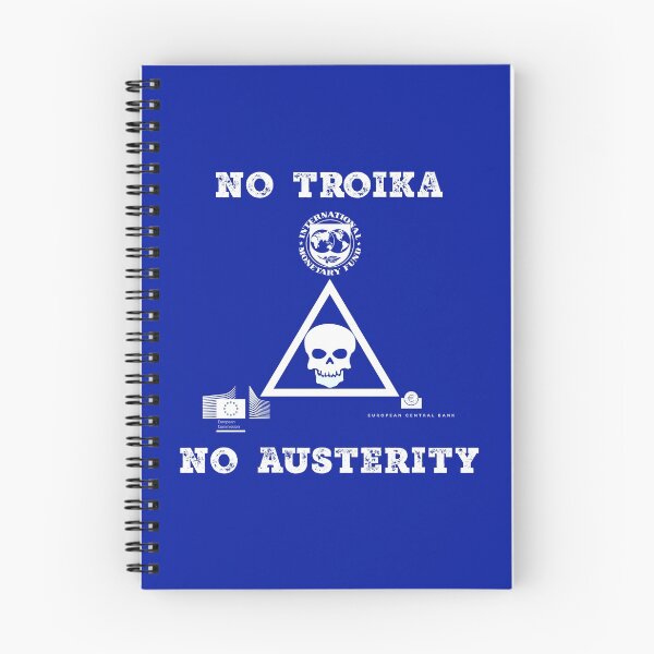 Item preview, No Troika No Austerity designed and sold by pommunist.