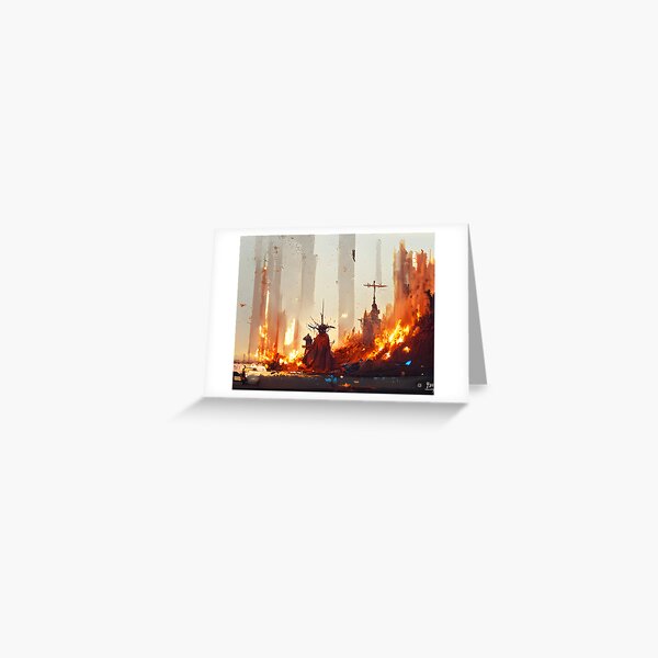 Watch the World Burn Greeting Card