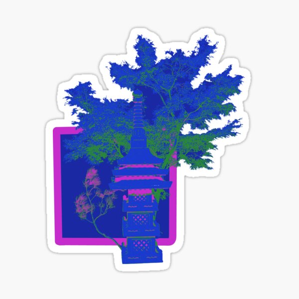 Tall Pagoda 8 Sticker